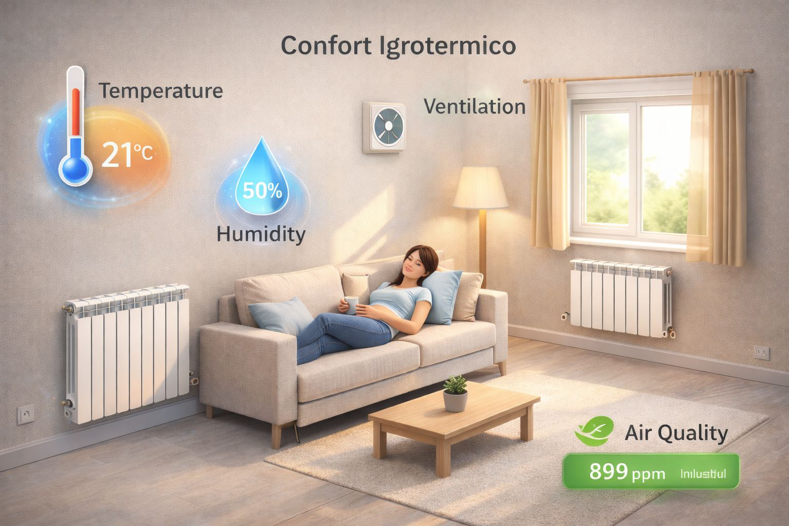 Comfort igrotermico in ambiente domestico